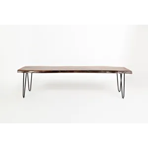 Nature\'s Edge 70\" Solid Acacia Bench