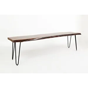 Nature\'s Edge 70\" Solid Acacia Bench