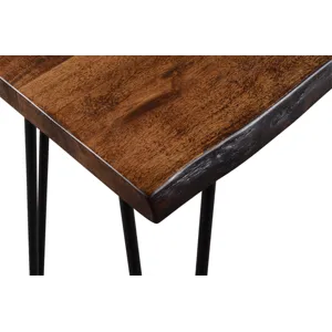 Nature\'s Edge Solid Acacia Counter Height Sofa Dining Table