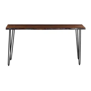 Nature\'s Edge Solid Acacia Counter Height Sofa Dining Table