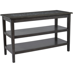 Grey Mosaic Sofa/Media Table