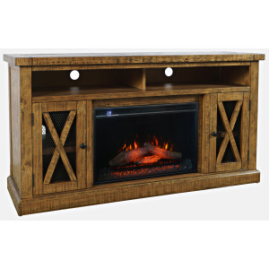 Telluride Electric Fireplace Media Console
