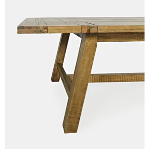 Telluride Eleven Piece Rustic Farmhouse Solid Wood 127\" Extendable Dining Set