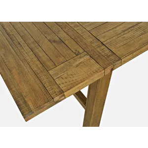 Telluride Nine Piece Rustic Farmhouse Solid Wood 127\" Extendable Dining Set