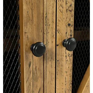 Telluride 70\" Rustic Distressed Solid Wood Farmhouse Four Drawer Sideboard Buffet Server