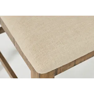 Telluride Rustic Farmhouse Solid Wood Upholstered Counter Stool(Set Of 2)