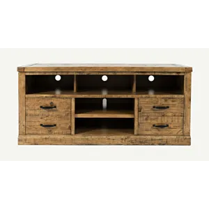 Telluride Rustic Farmhouse Solid Wood 60\'\' TV Console Stand