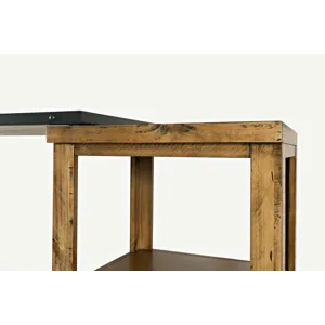 Telluride Rustic Farmhouse Solid Wood Entertainment Center With 70\" TV Console