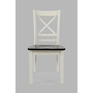 Asbury Park Solid Wood Farmhouse Cross-Back Dining Chair(Set Of 2)