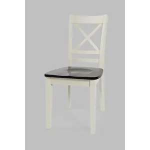 Asbury Park Solid Wood Farmhouse Cross-Back Dining Chair(Set Of 2)