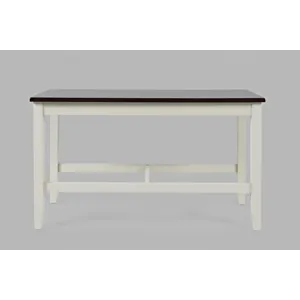 Asbury Park Solid Wood Farmhouse Four Piece Counter Height Dining Set With Bench