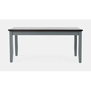 Asbury Park Solid Wood Farmhouse Four Piece Dining Set With Bench