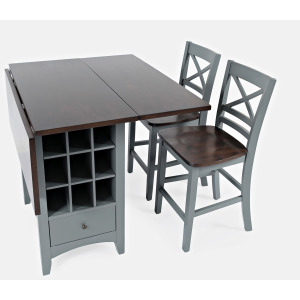 Asbury Park Storage Counter Dropleaf