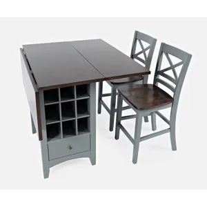 Asbury Park Storage Counter Dropleaf