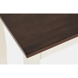 Decatur Lane Farmhouse 4 Piece Solid Wood Dining Set