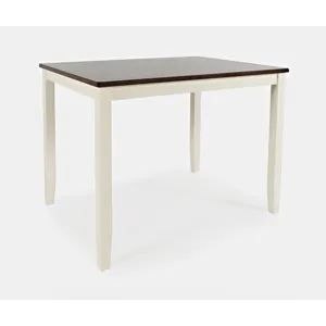 Decatur Lane Farmhouse 4 Piece Solid Wood Counter Height Set