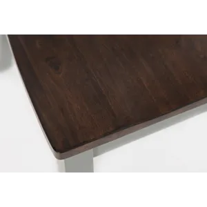 Decatur Lane Farmhouse 4 Piece Solid Wood Dining Set