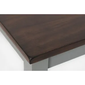 Decatur Lane Farmhouse 4 Piece Solid Wood Dining Set