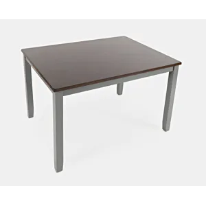 Decatur Lane Farmhouse 4 Piece Solid Wood Dining Set