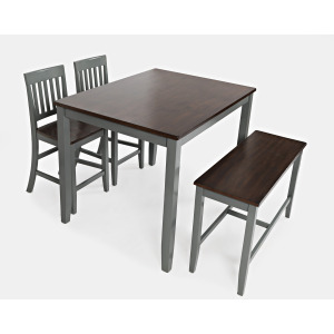 Decatur Lane 4 Pack Counter Height Dining Set - Grey
