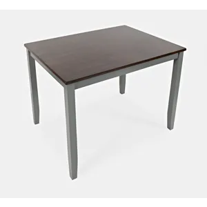 Decatur Lane Farmhouse 4 Piece Solid Wood Counter Height Set