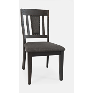 American Rustics Upholstered Slatback Chair