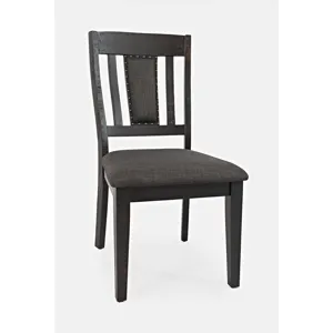 American Rustics Upholstered Slatback Chair