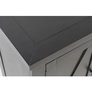 American Rustics Sideboard Buffet With Wine Rack