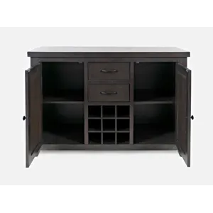 American Rustics Sideboard Buffet With Wine Rack