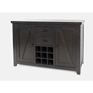 American Rustics Sideboard Buffet With Wine Rack