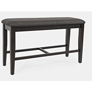 American Rustics Upholstered Counter Bench