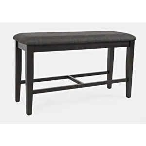 American Rustics Upholstered Counter Bench