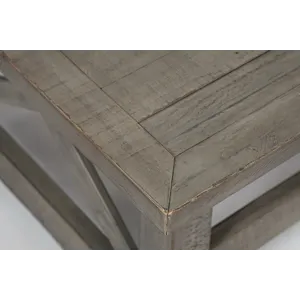 Outer Banks Reclaimed Pine 54\" Coffee Table Driftwood