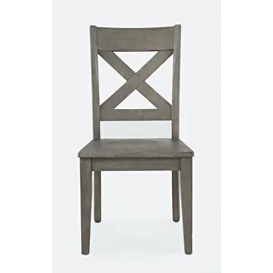 Outer Banks Reclaimed Solid Wood Farmhouse X-Back Chair(Set Of 2)