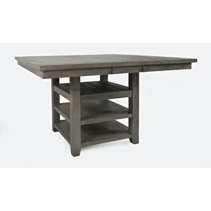 Outer Banks Reclaimed Solid Wood 60\" Nine-Piece Counter Height Farmhouse Dining Set