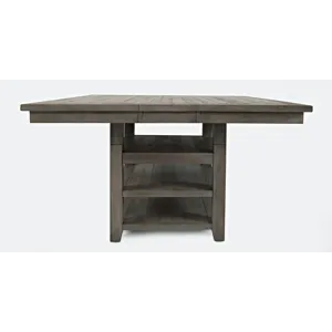 Outer Banks Reclaimed Solid Wood 60\" Nine-Piece Counter Height Farmhouse Dining Set