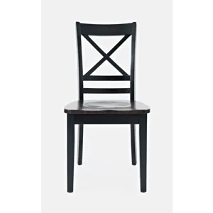 Asbury Park Solid Wood Farmhouse Cross-Back Dining Chair(Set Of 2)