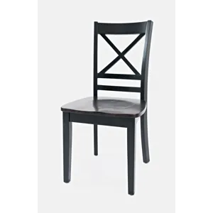 Asbury Park Solid Wood Farmhouse Cross-Back Dining Chair(Set Of 2)