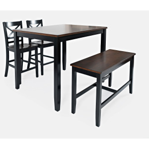 Asbury Park 4pk Counter Dining Set - Autumn & Black