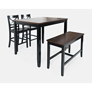 Asbury Park 4pk Counter Dining Set - Autumn & Black