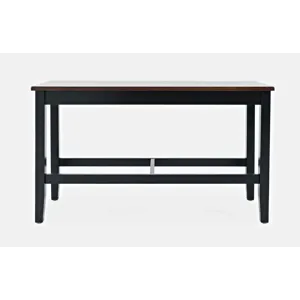 Asbury Park Solid Wood Farmhouse Four Piece Counter Height Dining Set With Bench