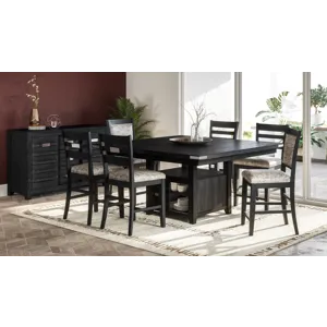 Altamonte Contemporary Adjustable Height Square 60\" Storage Table