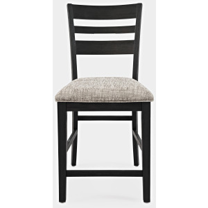 Altamonte Ladderback Counter Stool - Dark Charcoal