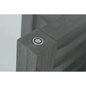 Altamonte Contemporary 48\" Round Dining Table With Glass Top