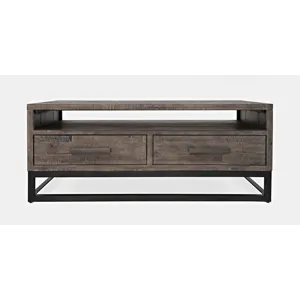 East Hampton Distressed 48\" Solid Wood Coffee Table