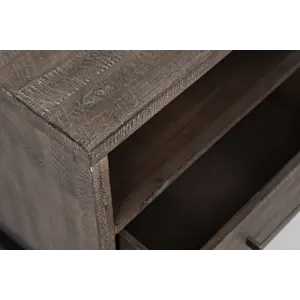 East Hampton Distressed Solid Wood End Table