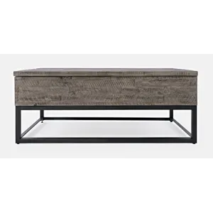 East Hampton Distressed Solid Wood Lift-Top Coffee Table
