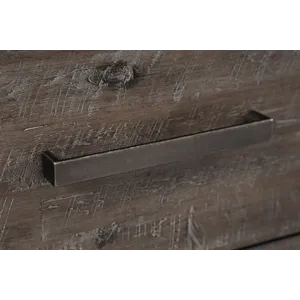 East Hampton Distressed Solid Wood Media Unit