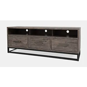 East Hampton Distressed Solid Wood Media Unit