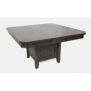 Manchester Contemporary Adjustable Height Storage Square 54\" Dining Table